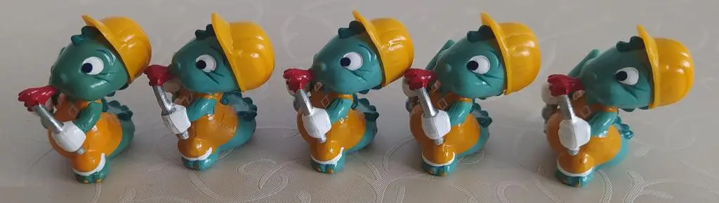 Киндер-Сюрприз, Kinder, Динозавры Строители, Дино, Die Dapsy Dinos, 1995 год, №1