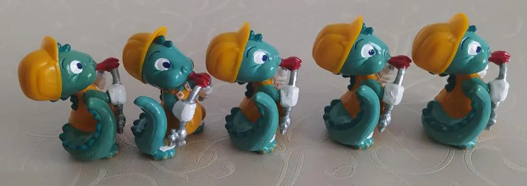 Киндер-Сюрприз, Kinder, Динозавры Строители, Дино, Die Dapsy Dinos, 1995 год, №3