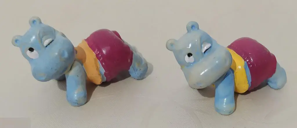 Киндер-Сюрприз, Kinder, Бегемоты-спортсмены, Hippos im Fitness-Fieber, 1990 год,