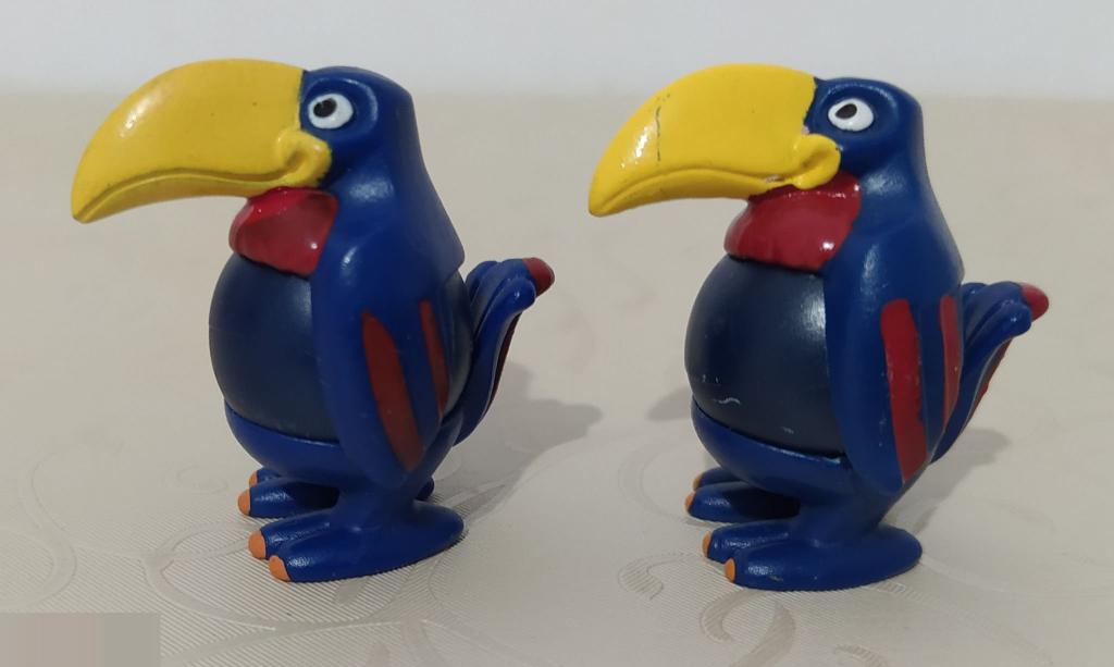 Киндер-Сюрприз, Kinder, Птицы из серии шариковых фигурок, Bunte Kugelvogel, 1995 1