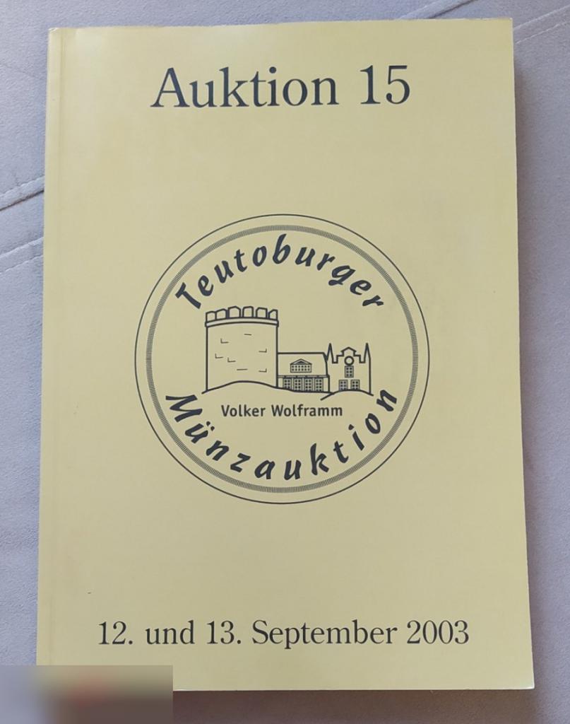 Аукционник, Аукционный Дом, Teutoburger, Тевтобургец, Германия, Сентябрь 2003 год