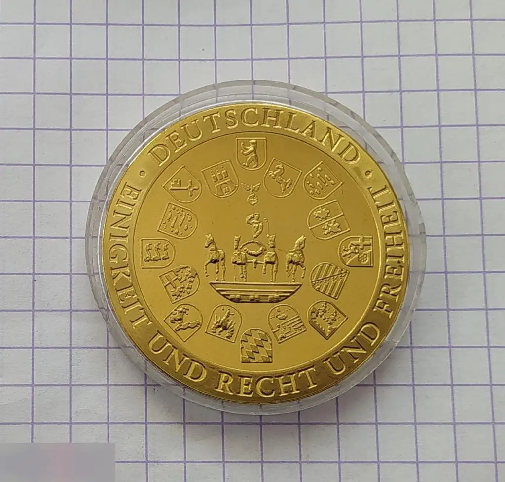 Жетон, Германия, ГДР, DDR, Канцлер, ФРГ, Президент, Карл Карстенс, 1984 год, Kar 1