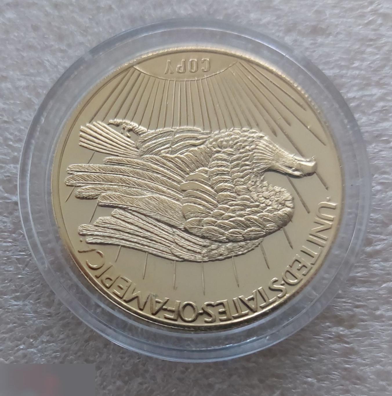 Монета, Америка, США, USA, Dollar, 1 Доллар, Свобода, Liberty, 1933 год, Копия 4
