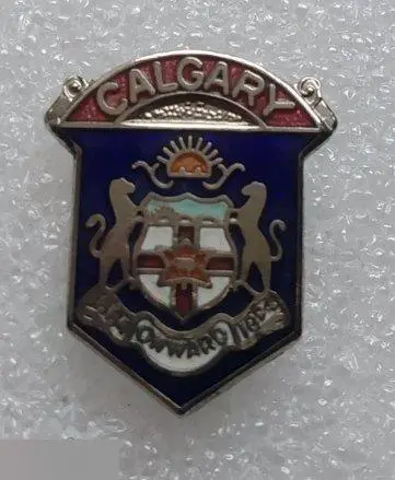 Иностранные, Канада, Калгари, Calgary, Альберта, Лев, Геральдика, Герб, Город, Т