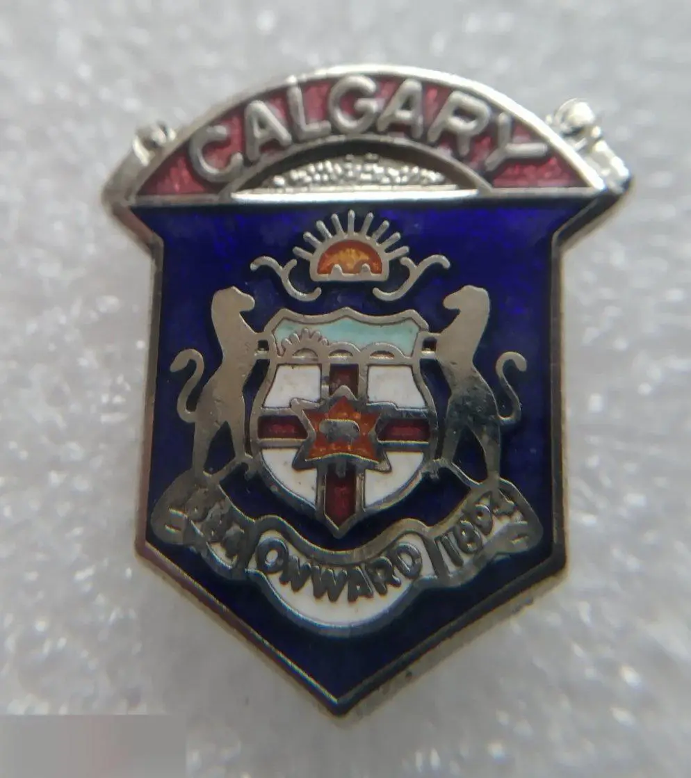 Иностранные, Канада, Калгари, Calgary, Альберта, Лев, Геральдика, Герб, Город, Т 1