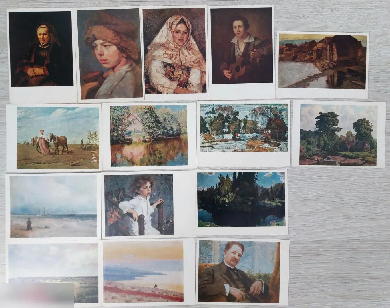 Открытка, Открытки, Искусство, Картины, Музей, Изобразительное Искусство, Москва