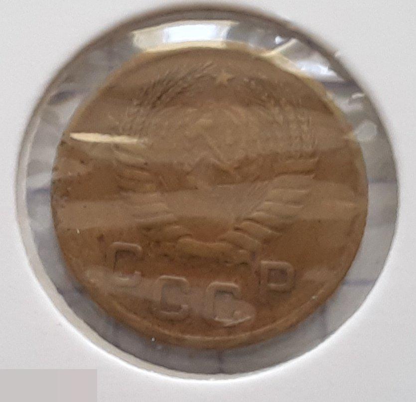Монета, 1 Копейка, 1953 год, ШТ 2.3 Б, № 119, СОСТОЯНИЕ, СОХРАН, Клуб, Лот № 10 3