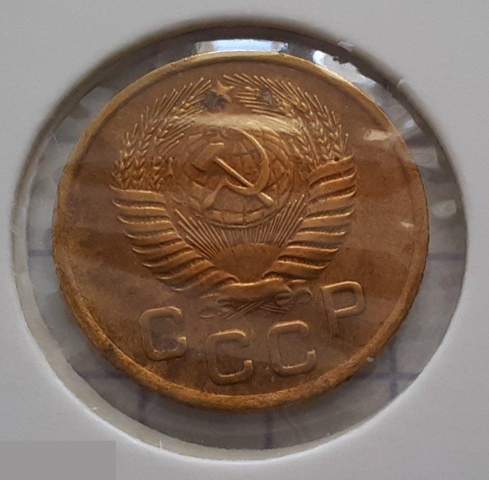 Монета, 1 Копейка, 1953 год, ШТ 2.3 А, № 118, СОСТОЯНИЕ, СОХРАН, Клуб, Лот № 13 3