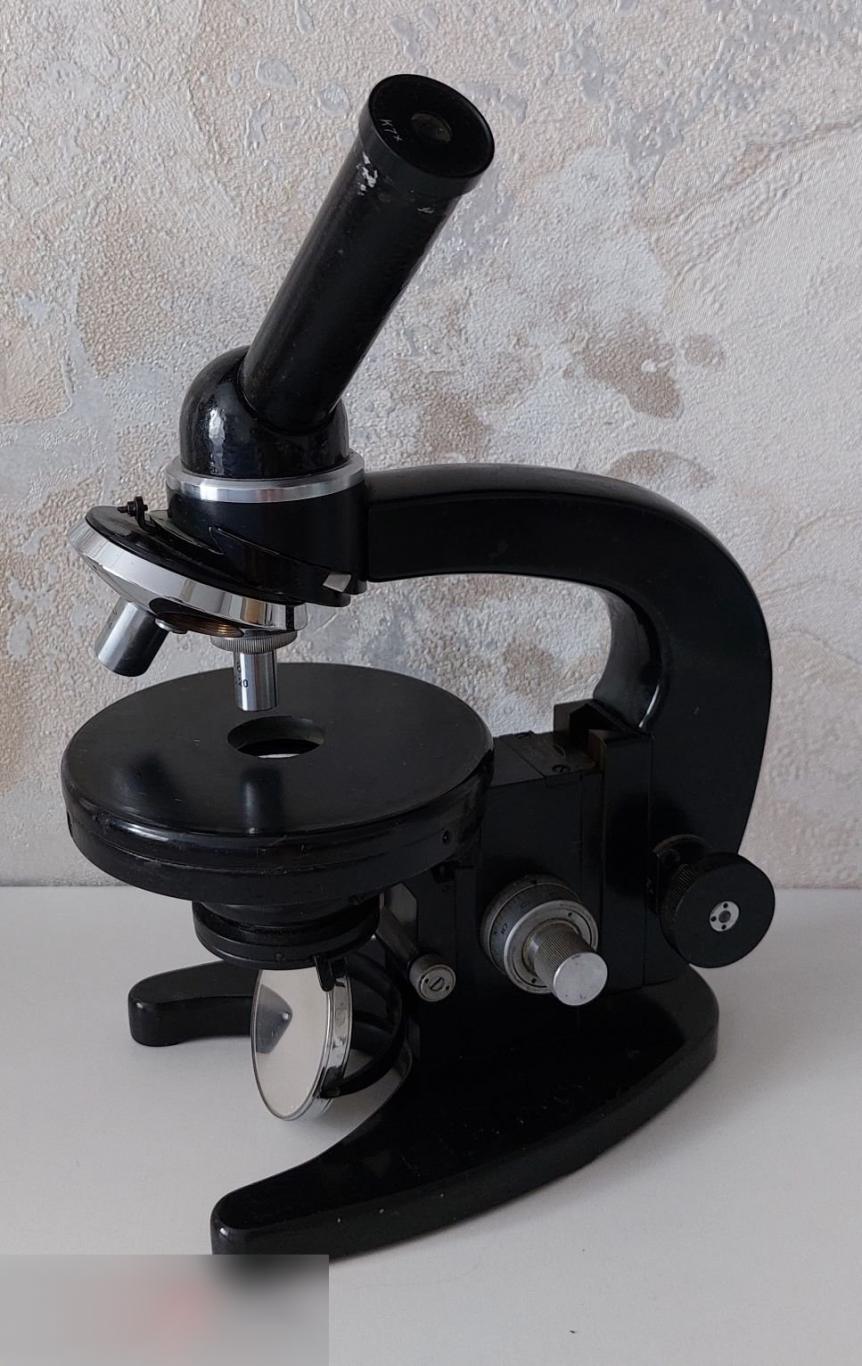 Микроскоп СССР, Отличный Микроскоп, СССР, МБИ-1, 2 линзы в комплекте