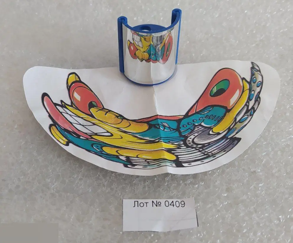 Киндер-Сюрприз, Kinder, Картинка, Зеркало, Изображение, Мотоцикл, Лот № 0409