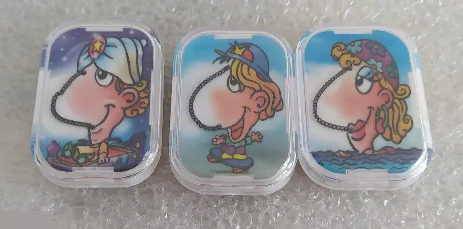 Киндер-Сюрприз, Kinder, Фигурка, Игрушка, Портрет, Лицо, Набор, 3 шт., Лот № 042 1