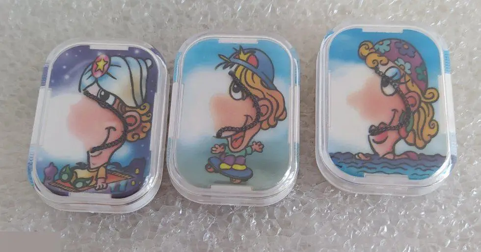 Киндер-Сюрприз, Kinder, Фигурка, Игрушка, Портрет, Лицо, Набор, 3 шт., Лот № 042 2