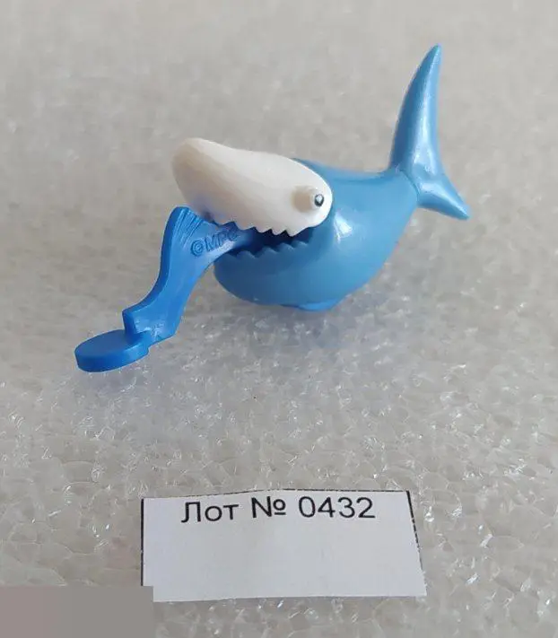 Киндер-Сюрприз, Kinder, Фигурка, Игрушка, Акула, Рыба, Рыбы, Лот № 0432