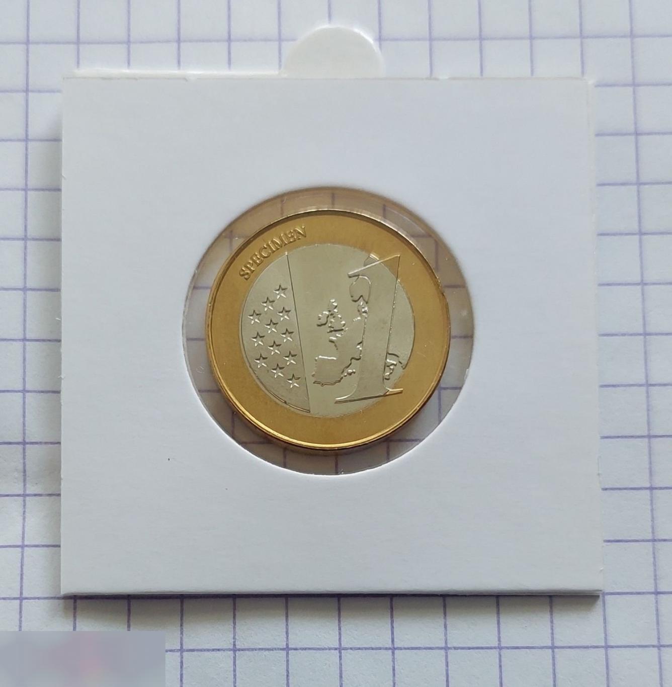 Жетон, Пробные Евро, Евро, Монако, 1 Евро, 2005 год, Лот № 112 2