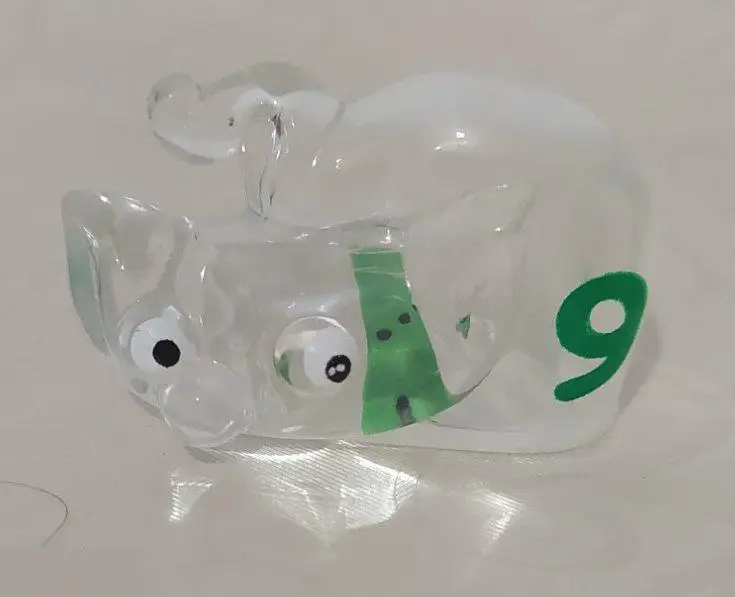 Киндер-Сюрприз, Kinder, Фигурка, Кубик, Кубик Внутри Фигурки, Номер 9, ЛОТ № 036