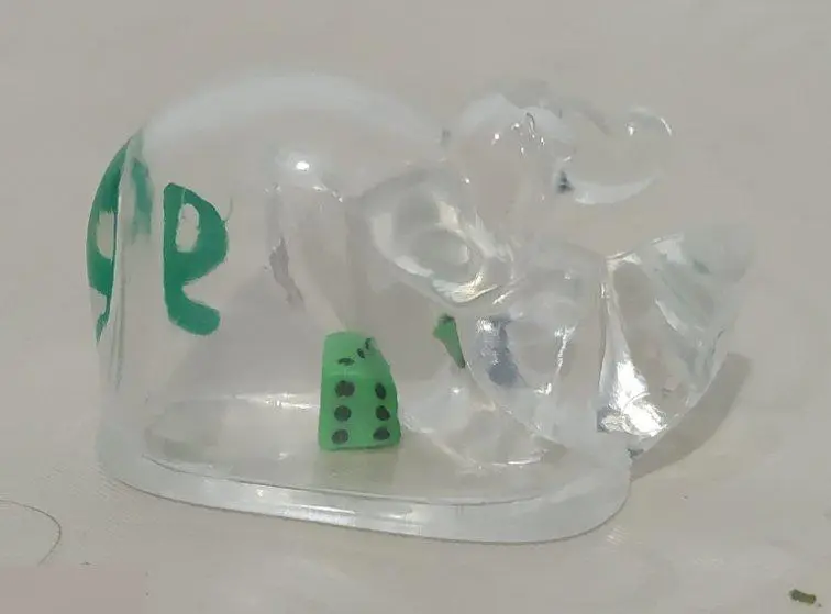 Киндер-Сюрприз, Kinder, Фигурка, Кубик, Кубик Внутри Фигурки, Номер 9, ЛОТ № 036 2