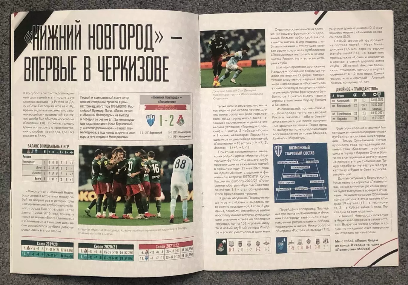 Локомотив Москва - Нижний Новгород, 23.04.2022 2