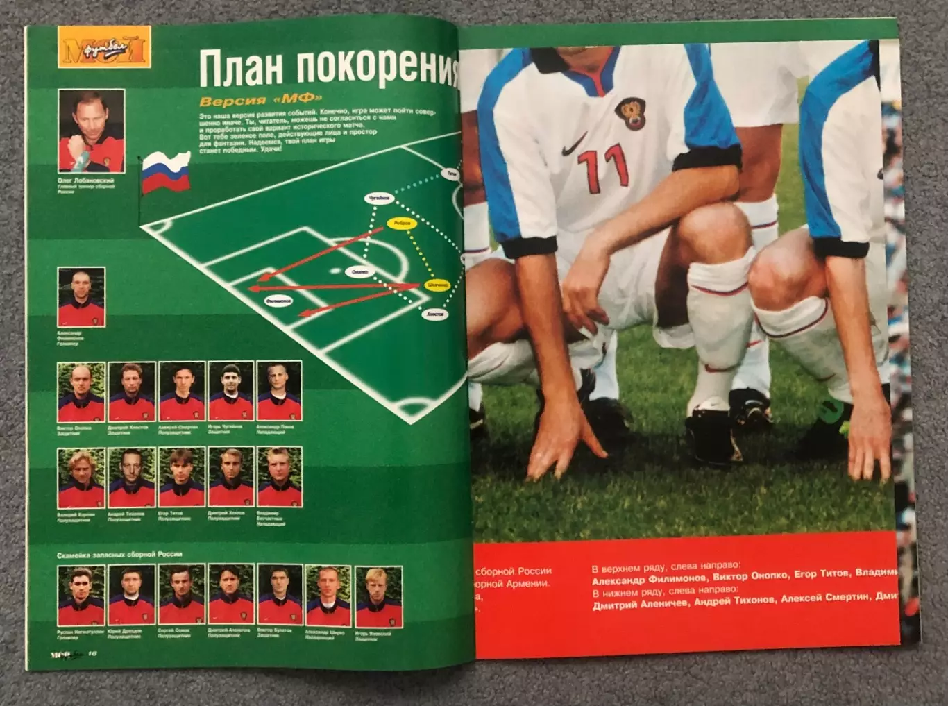 Журнал Мой Футбол номер 7 1999 год 3