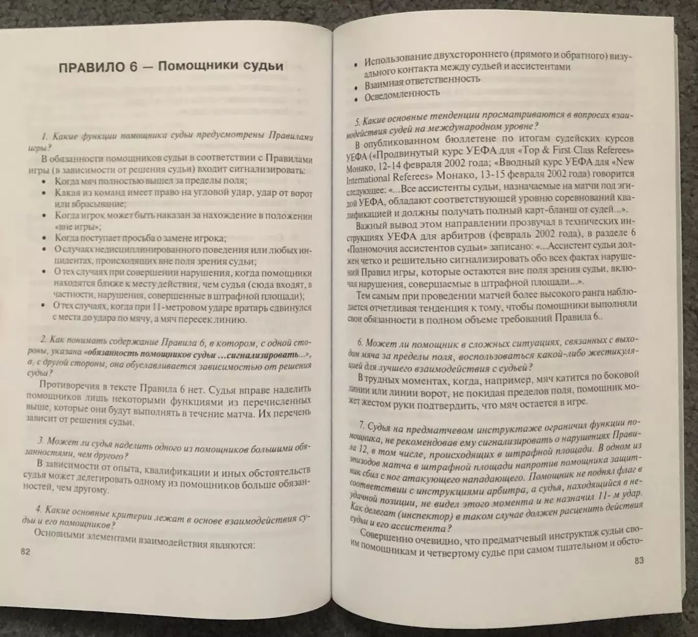 А.Спирин, А.Будогосский, Футбол Правила Игры, Вопросы и Ответы, 2005 год 4