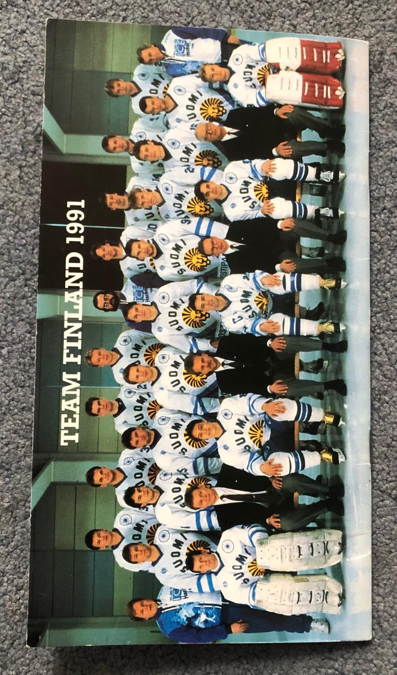 Сборная Финляндии на Чемпионате Мира по Хоккею, 1991 год 7