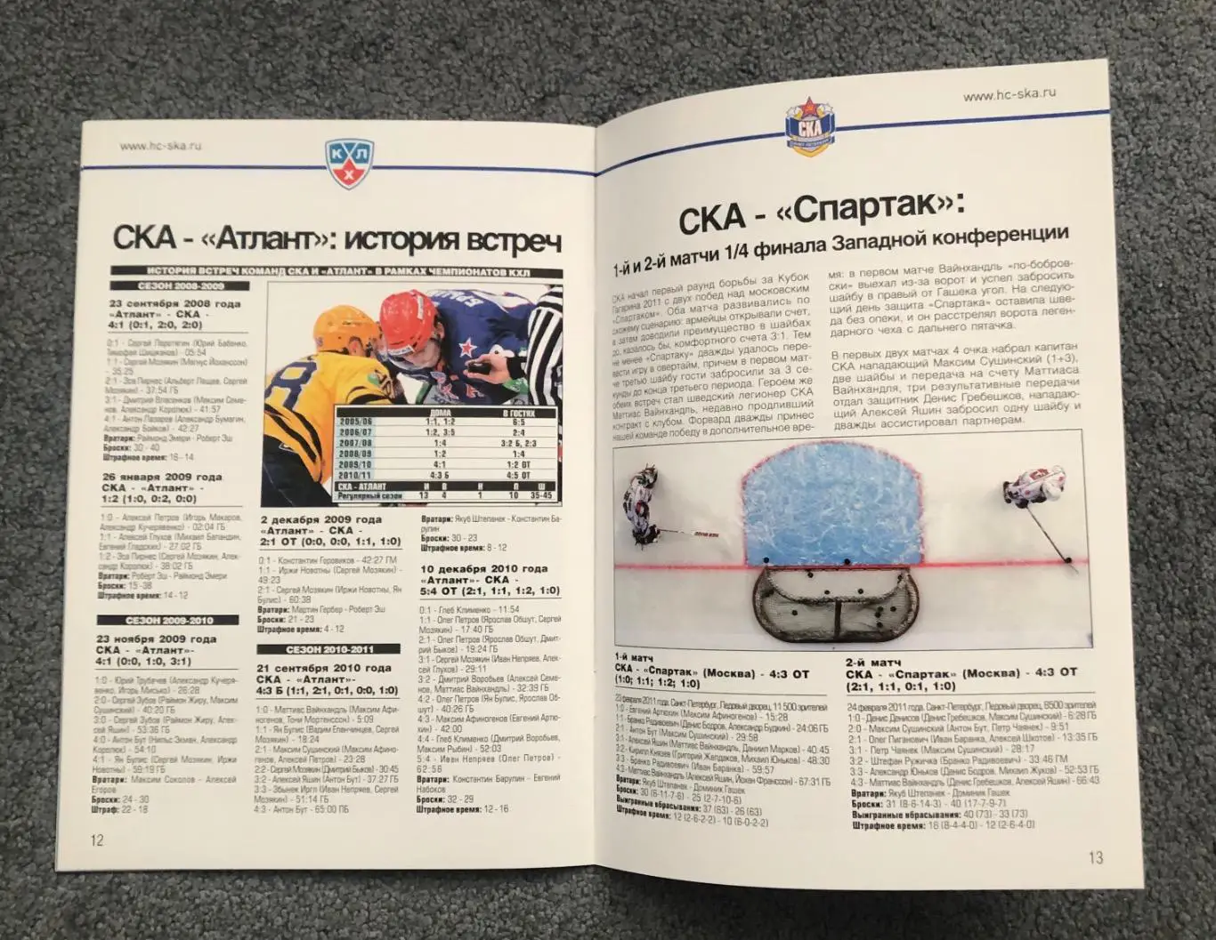 СКА Санкт-Петербург - Атлант Московская область, 08 и 10.03.2011 с отчетом 5