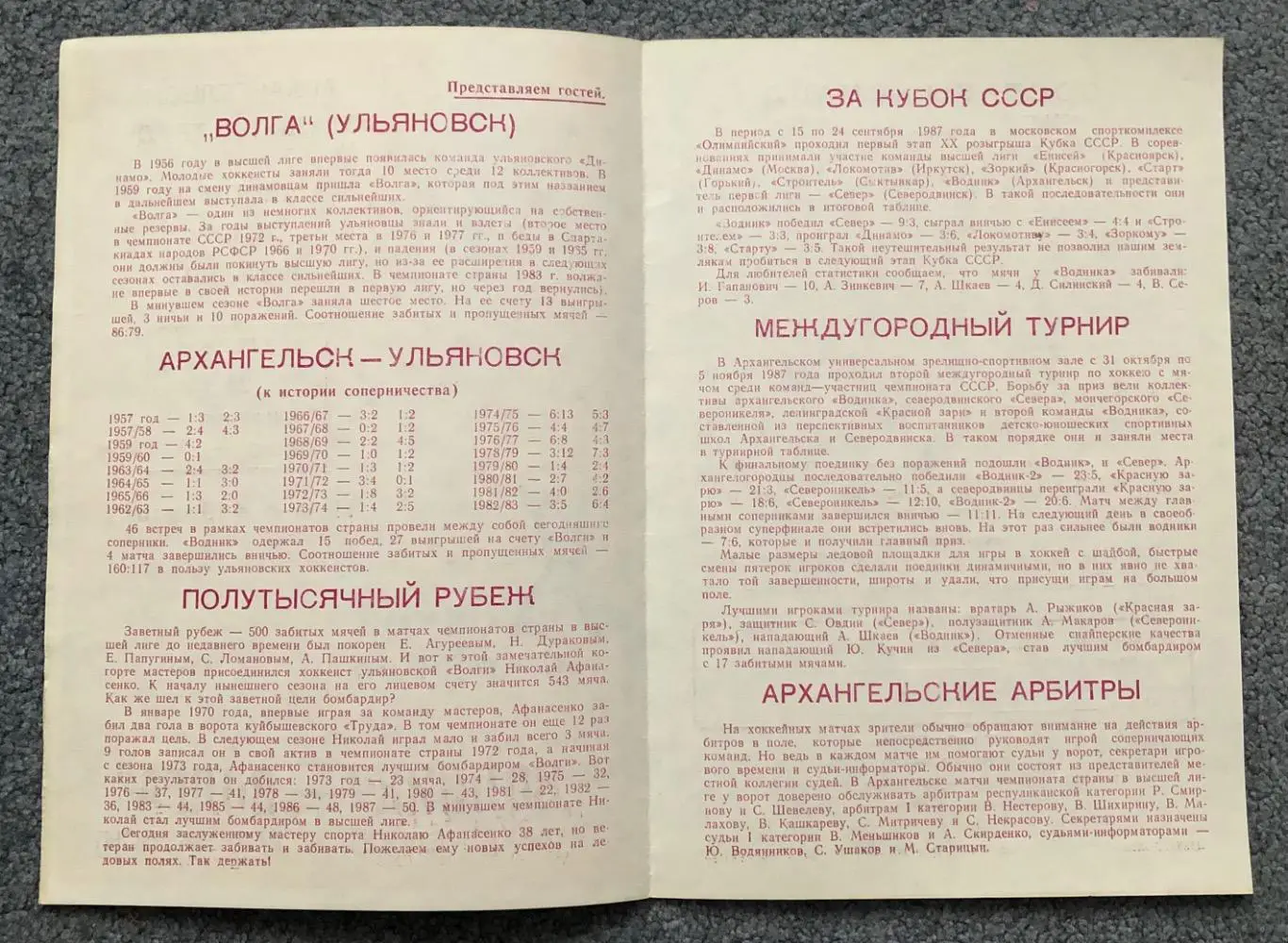 Водник Архангельск - Волга Ульяновск, 25.11.1987 2