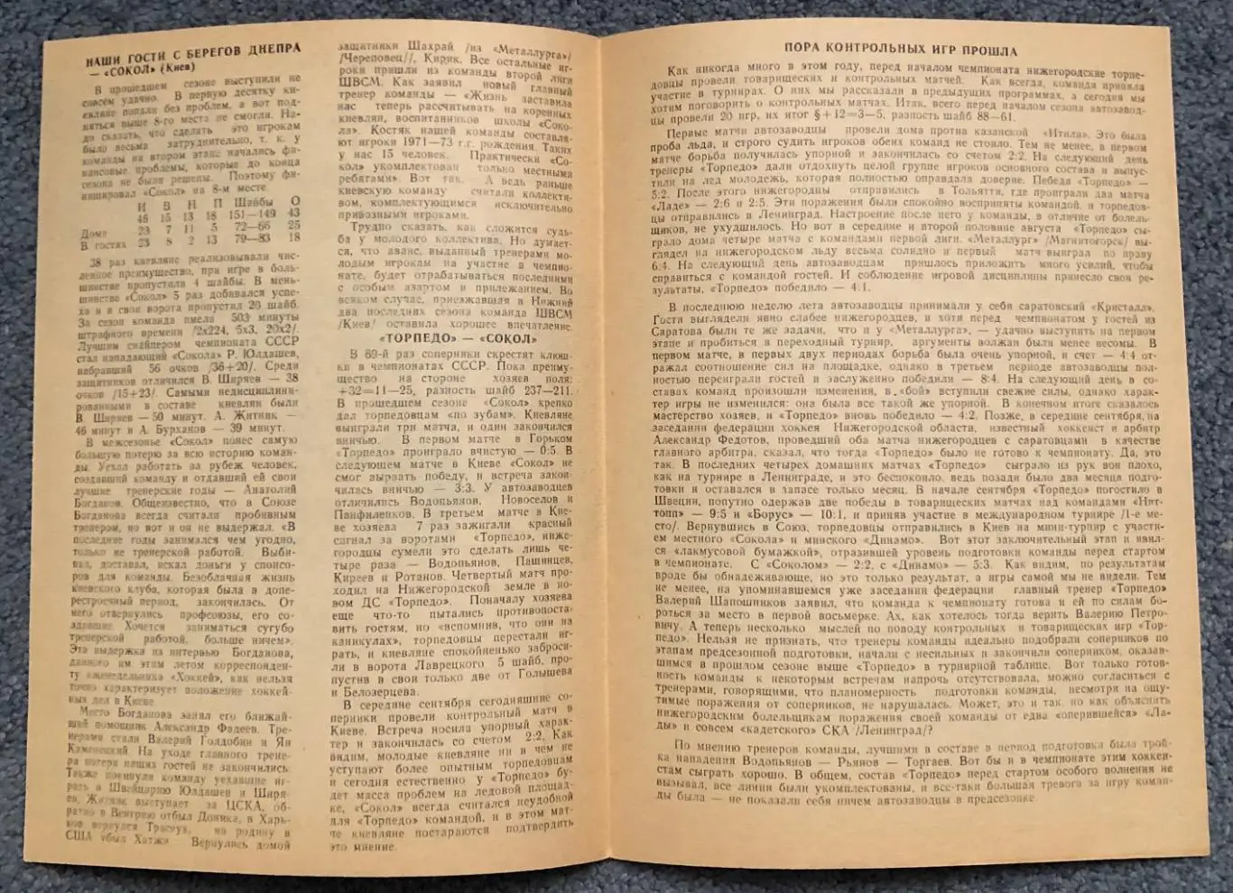 Торпедо Нижний Новгород - Сокол Киев, 10.10.1991 2