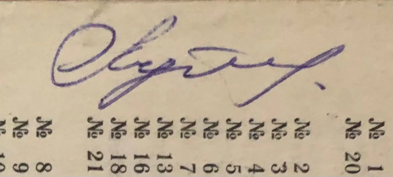 Автограф Владимир Лутченко, Спартак - Динамо Москва, ЦСКА - Химик, 05/06.11.1981