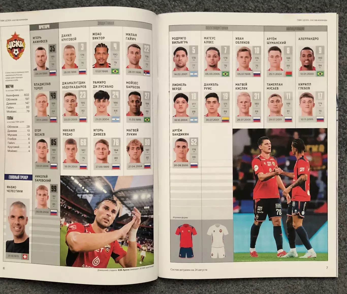 ЦСКА - Краснодар, 31.08.2025 2