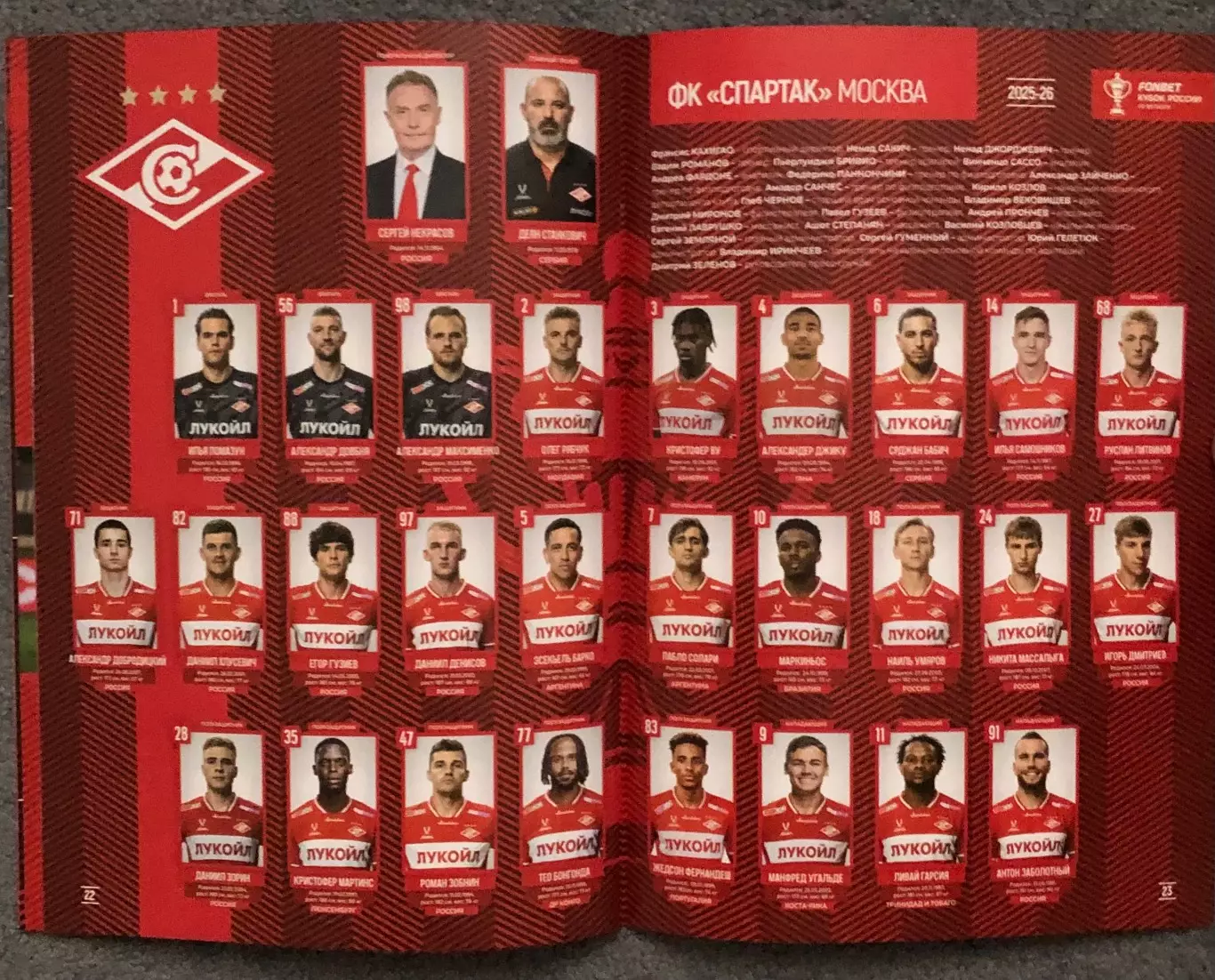 Спартак Москва - Локомотив Москва, 06.11.2025, Кубок 6