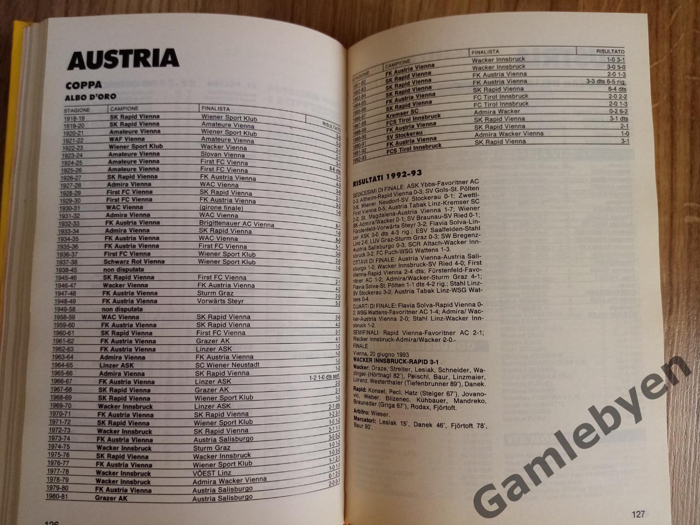 Альманах Calcio Mondo 1993/94 1