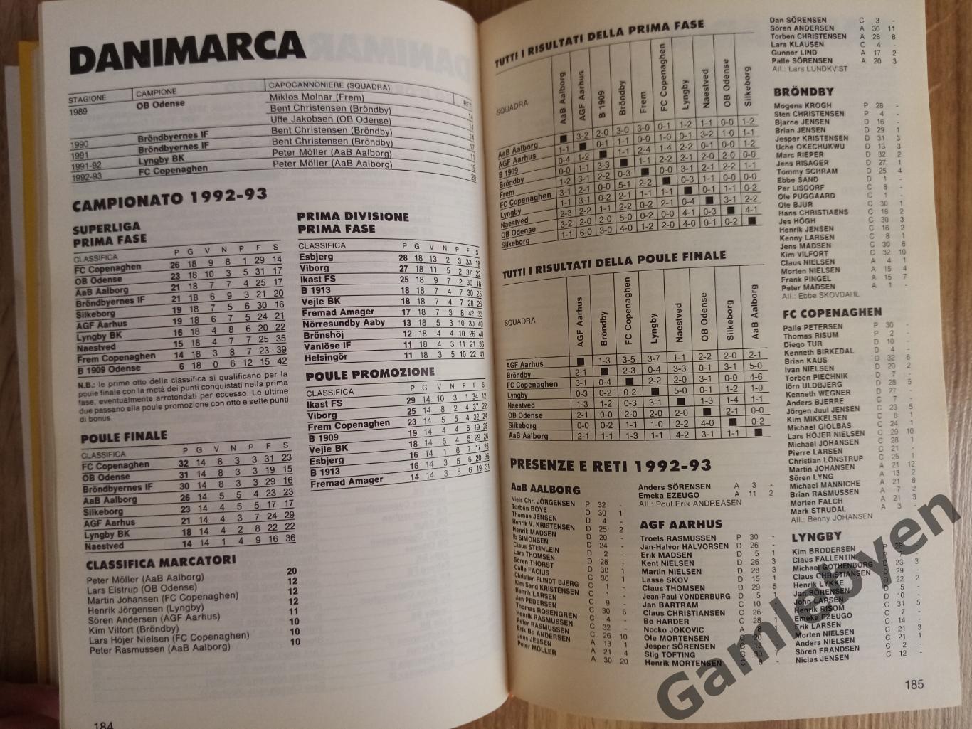 Альманах Calcio Mondo 1993/94 2