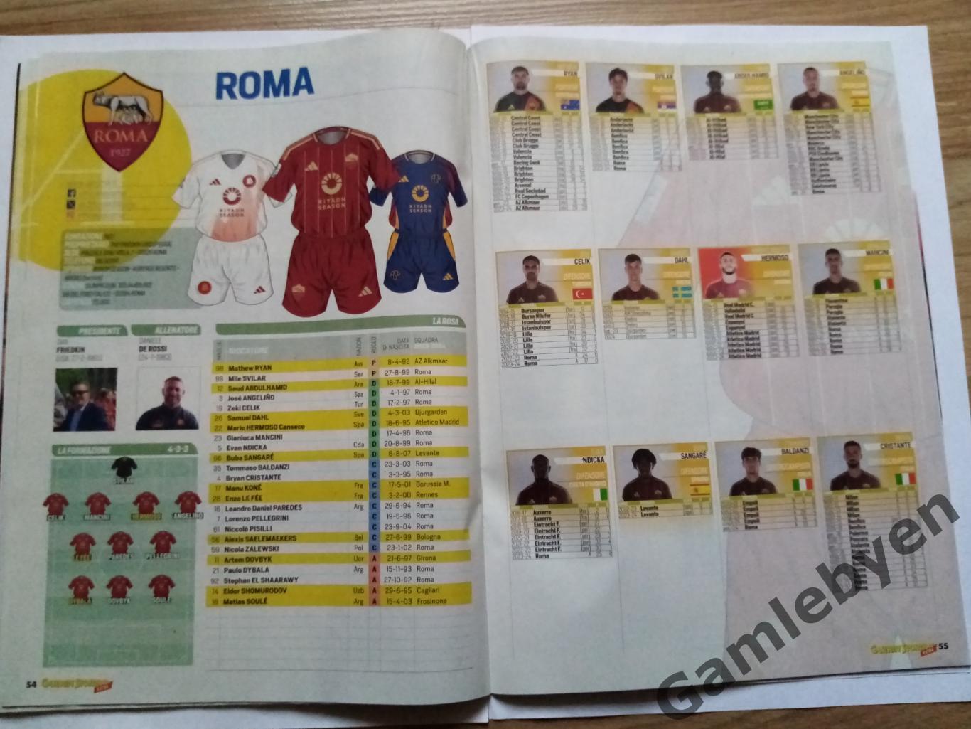 Приложение к Guerin sportivo, Calcio Italia 24/25 3