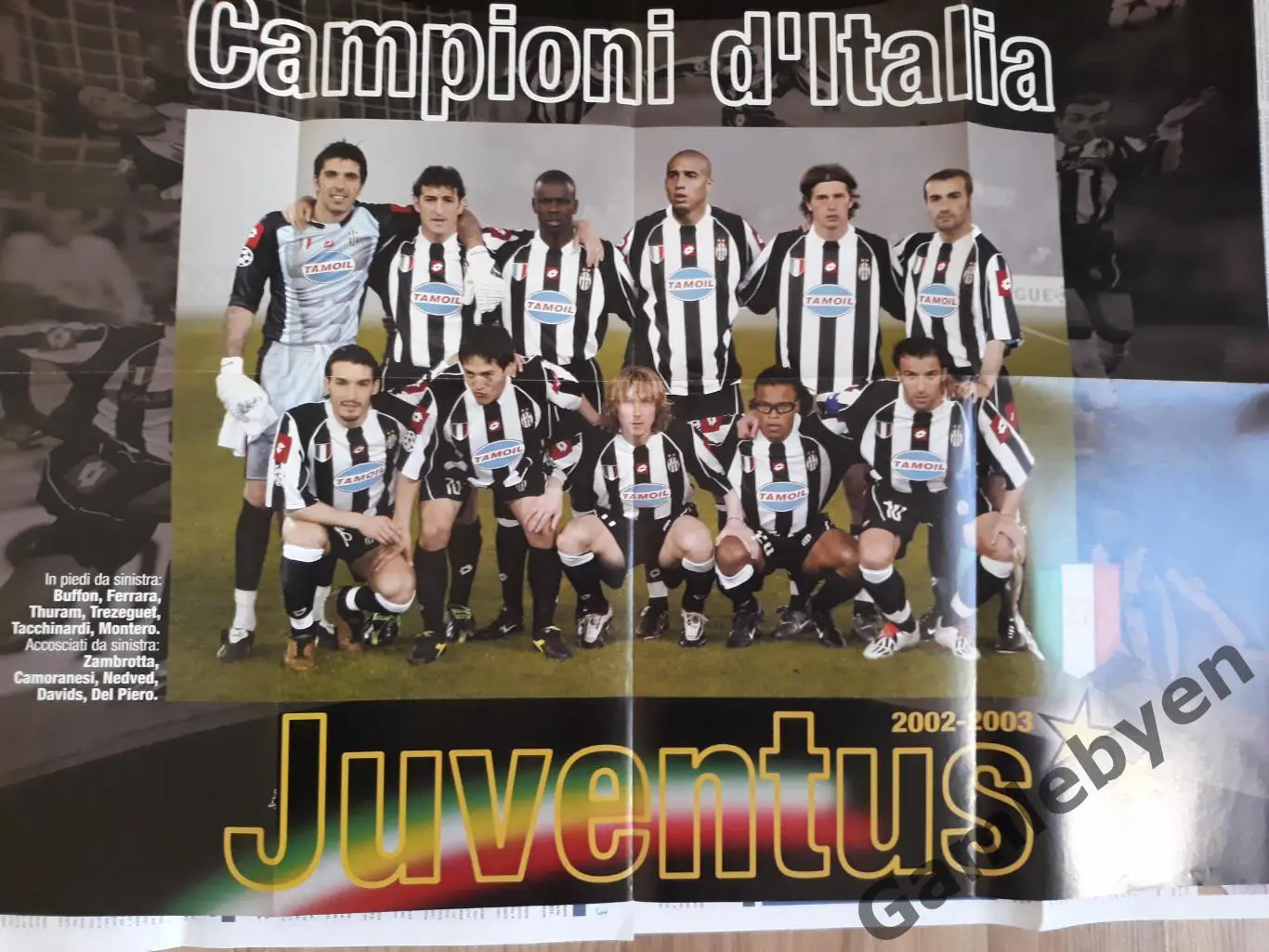 Ювентус, чемпион Италии 2002/03