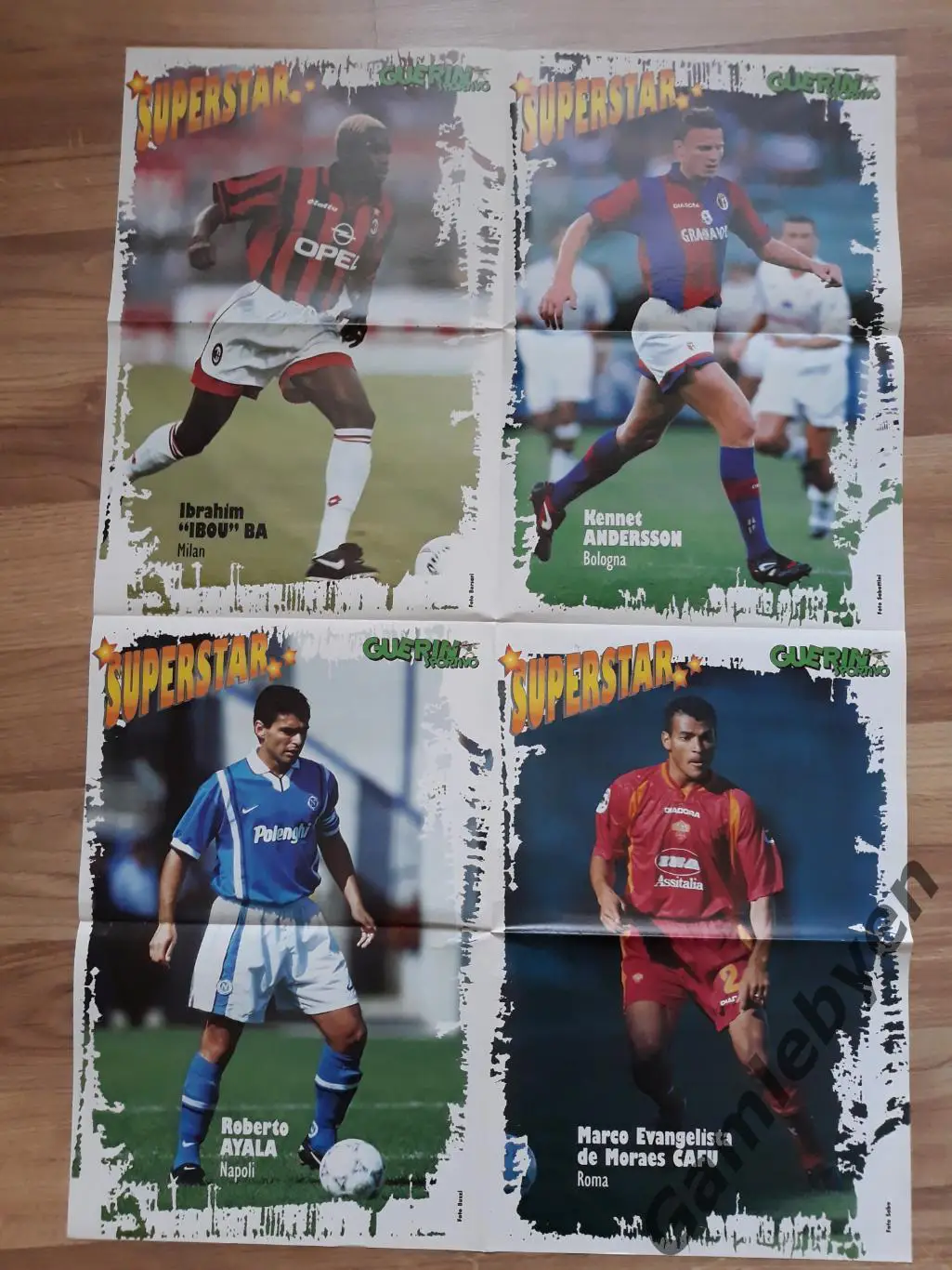 Постеры игроков Серии А 6