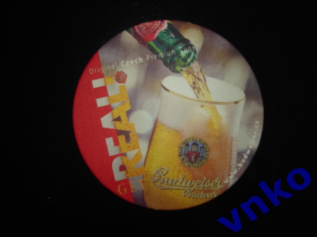 Бирдекель-подставка под пиво Budweiser 1