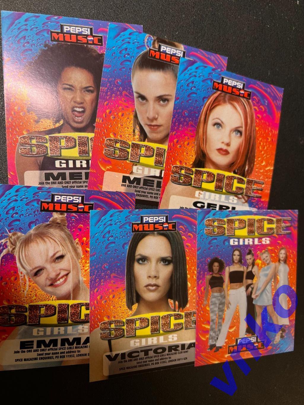 Карточки Spice Girls - Pepsi-Music 2