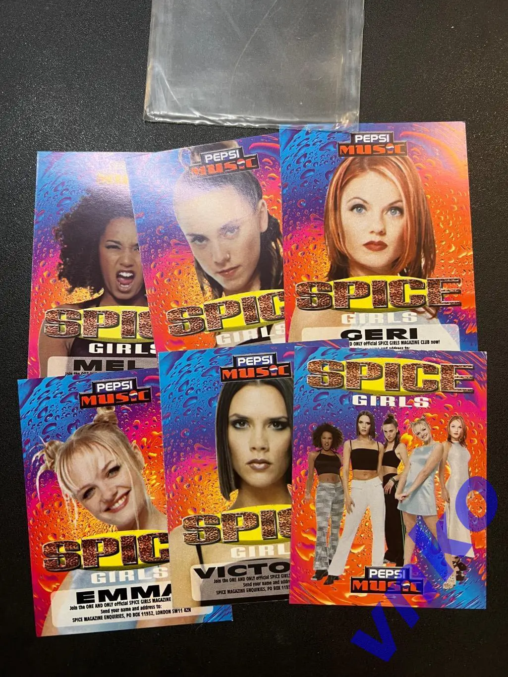 Карточки Spice Girls - Pepsi-Music 3