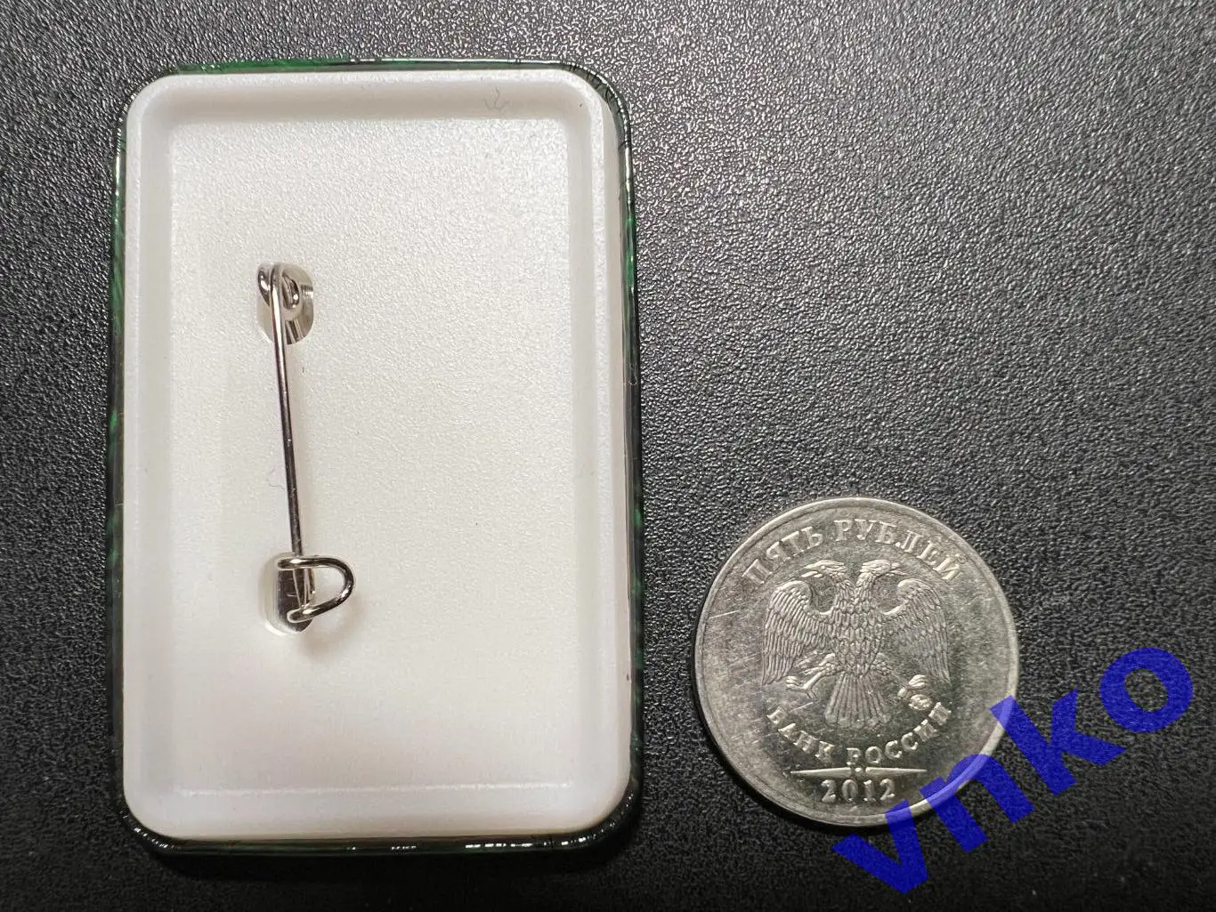 Металлический значок, Регби-клуб Красный Яр Красноярск. 40х60 мм 1