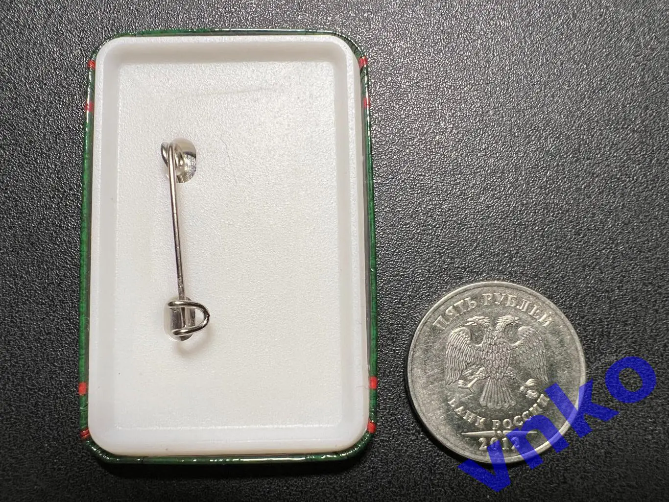 Металлический значок, Регби-клуб Стрела Казань. 40х60 мм 1