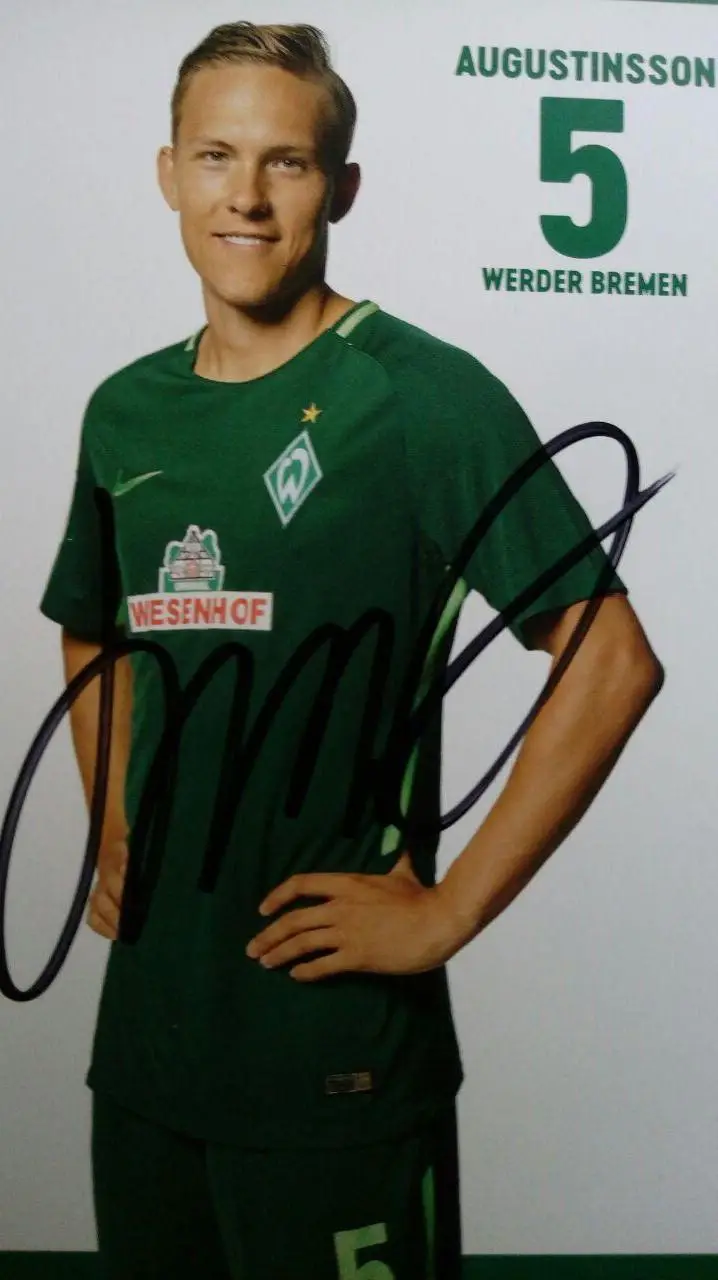 Автографы футболистов Вердер Бремен