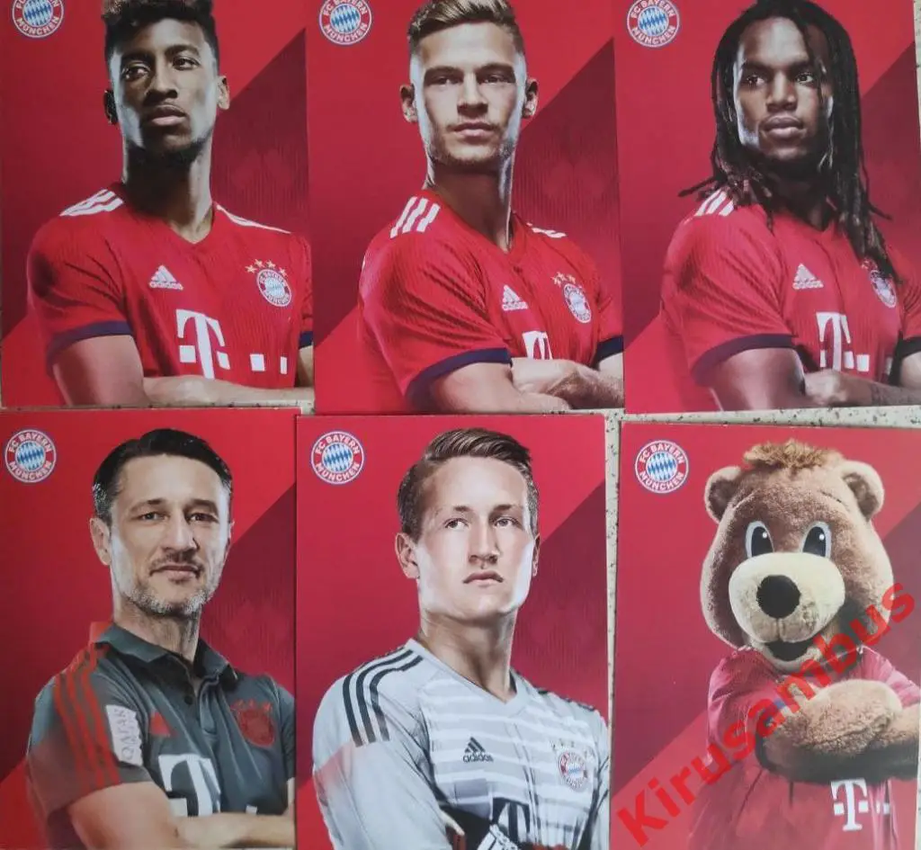 Автограф принты всей команды Бавария (Мюнхен)