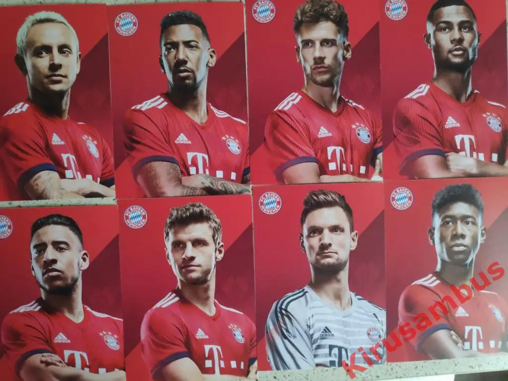 Автограф принты всей команды Бавария (Мюнхен) 4