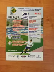 Кубок УЕФА 2001/02 Динамо Москва-Биркиркара Мальта