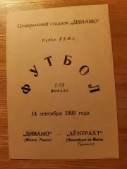 Кубок УЕФА 1993/94 Динамо Москва-Айнтрахт Франкфурт, Германия (Д. Валов)