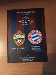 Юношеская Лига Чемпионов 2014/15 ЦСКА Москва-Бавария Германия