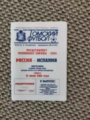 Чемпионат Европы 2004 Россия-Испания (Приходкин)