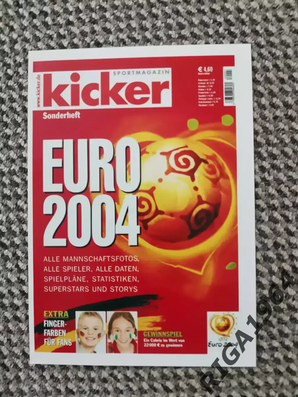 Чемпионат Европы 2004 Представление сб. России Kicker (Приходкин)