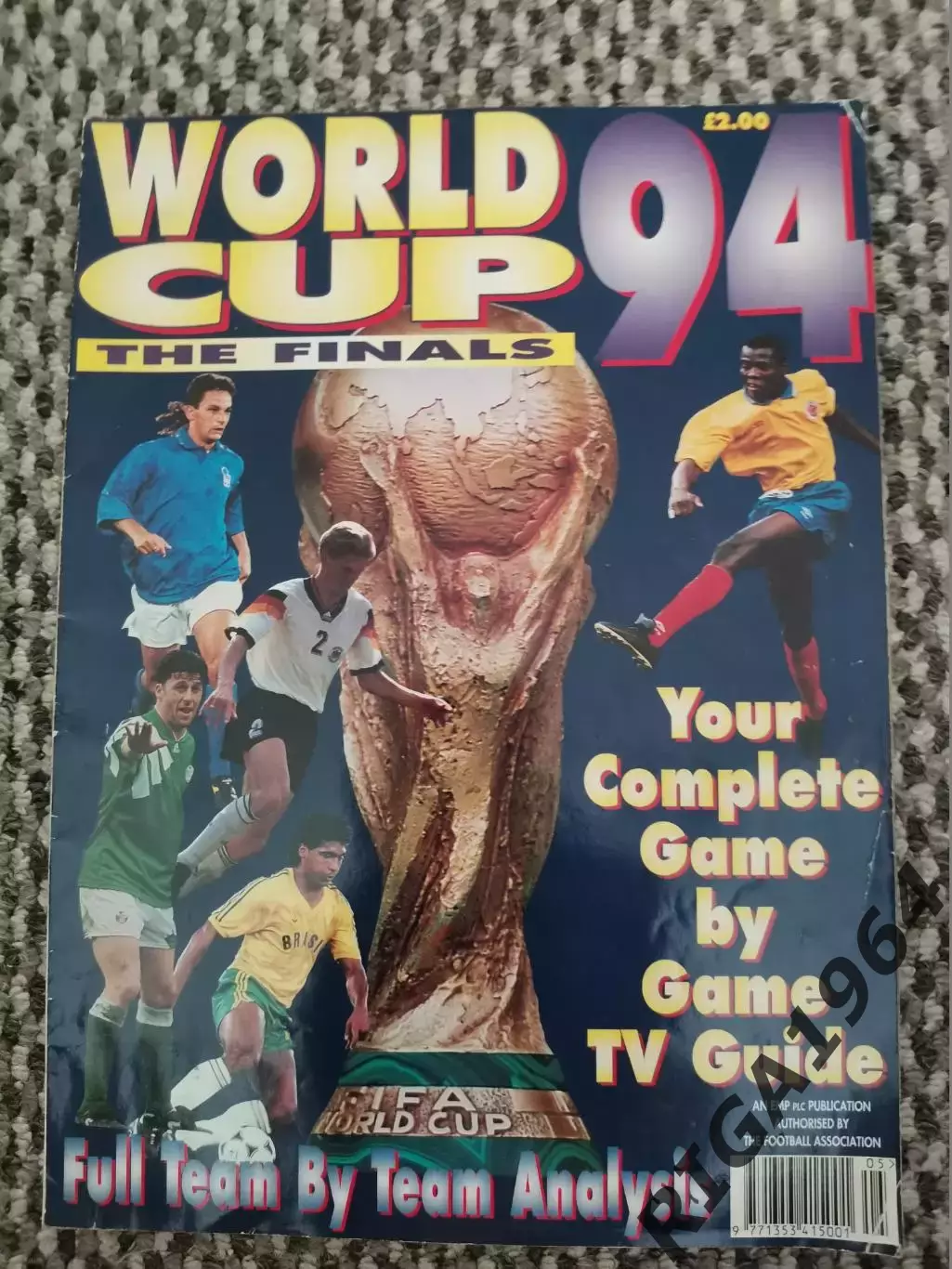 Официальный журнал к Чемпионату Мира 1994 США (выпуск EMP)