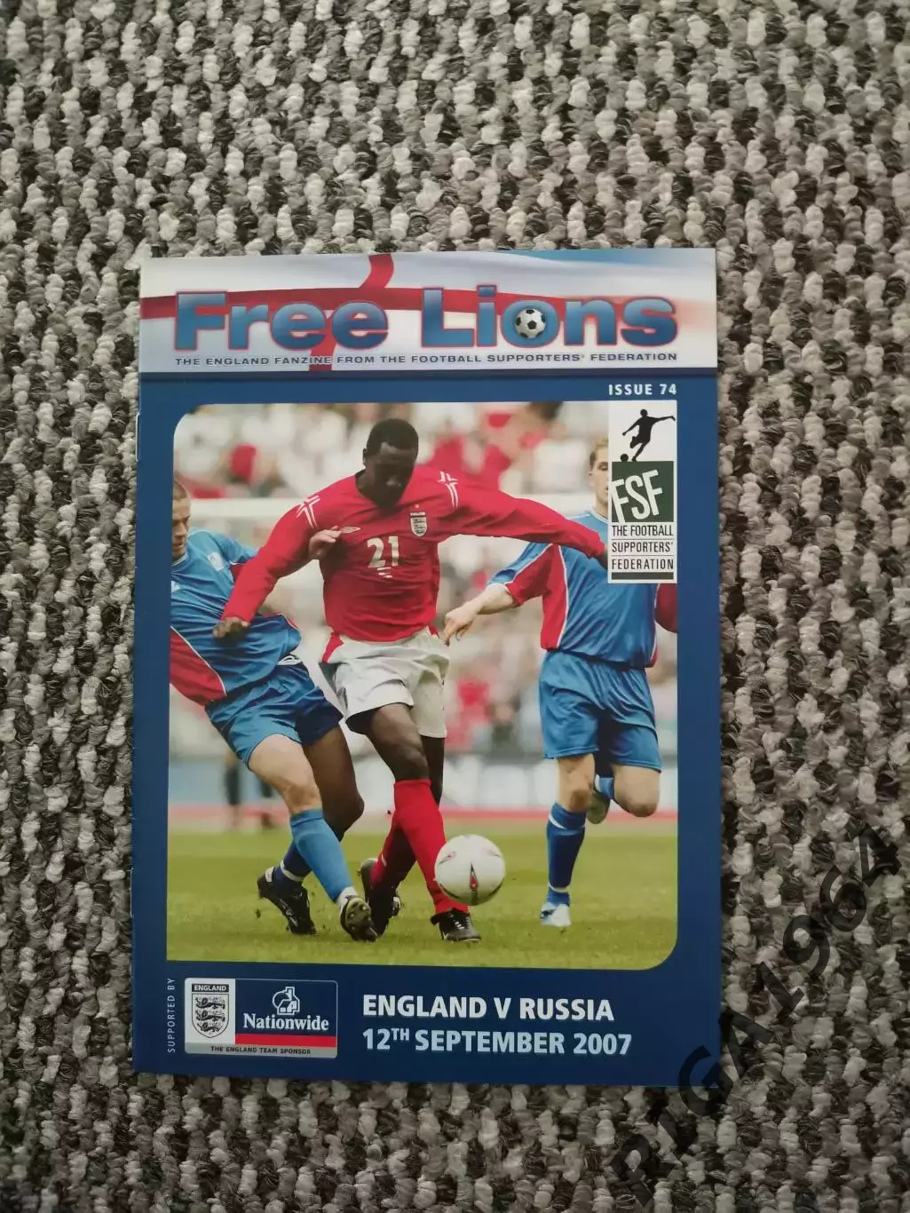 Отборочный матч Чемпионата Европы 12.09.2007 Англия-Россия ( Free Lions )
